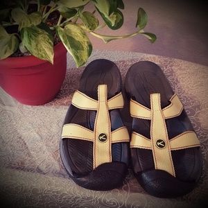 Keen Pale Green Slides